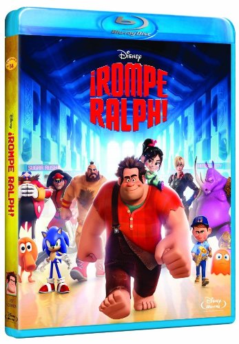 Rompe Ralph!: Combo Blu-ray 3D + 2D carátula Blu-ray