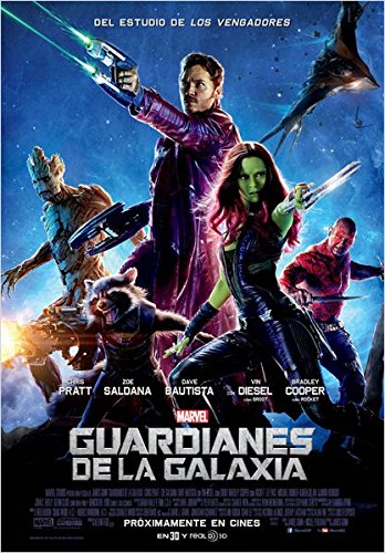 Guardianes de la Galaxia carátula Blu-ray