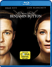 El curioso caso de Benjamin Button + Copia digital carátula Blu-ray