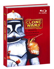 Star Wars: The Clone Wars Temporada 1 + Libro carátula Blu-ray
