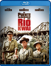 El puente sobre el ro Kwai carátula Blu-ray