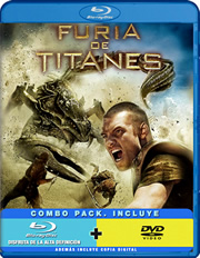 Furia de titanes + DVD regalo carátula Blu-ray