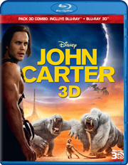 John Carter Blu-ray 3D carátula Blu-ray
