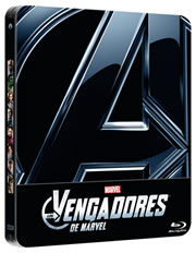 Los Vengadores: edicin especial steelbook carátula Blu-ray