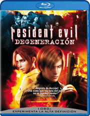Resident Evil: Degeneracin carátula Blu-ray