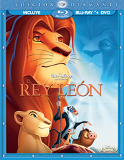 El Rey Len: Edicin Diamante + DVD gratis carátula Blu-ray