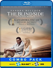 The Blind Side + DVD carátula Blu-ray
