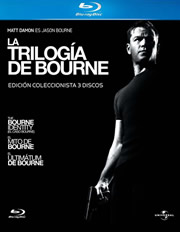 La triloga Bourne carátula Blu-ray