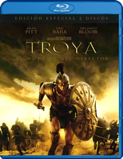 Troya: Montaje del director carátula Blu-ray