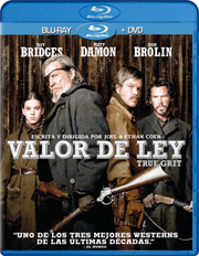 Valor de ley + DVD gratis carátula Blu-ray