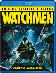 Watchmen: Edicin Especial carátula Blu-ray